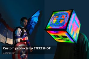 High-density Smart 3D LED Cube with 16k LEDs