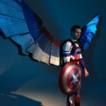 Captain America Cosplay Mechanical Wings