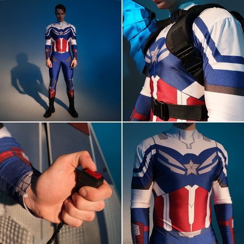 Captain America Cosplay Mechanical Wings