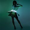 Rave LED light up rainbow dress outfit — photo 6