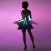 Rave LED light up rainbow dress outfit — photo 4