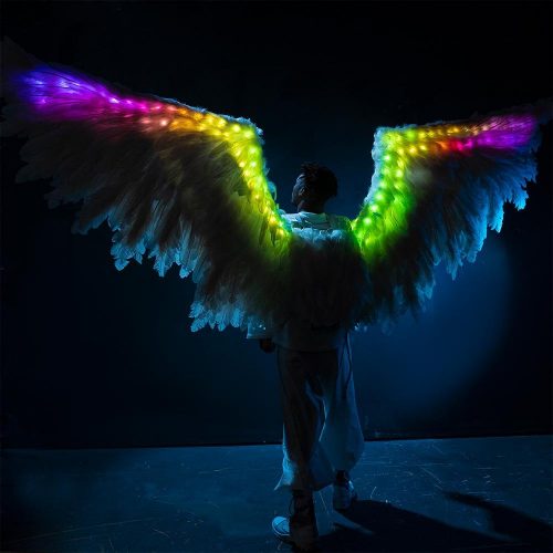 Cosplay wings glowing