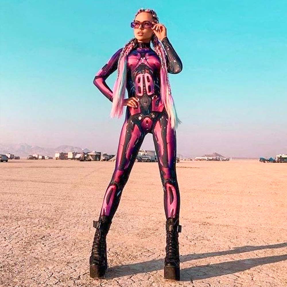 Women's second skin burning man suits