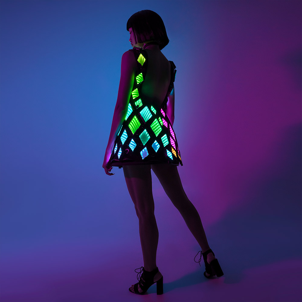 burning man dress glow in the dark idea