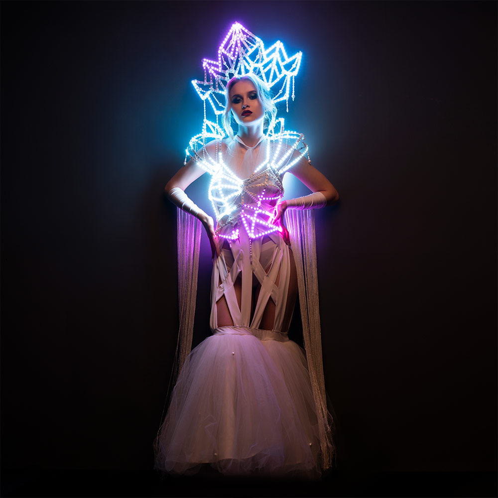 burning man suit white queen idea