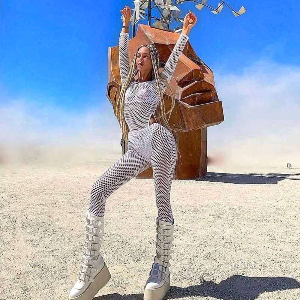 burning man white outfit