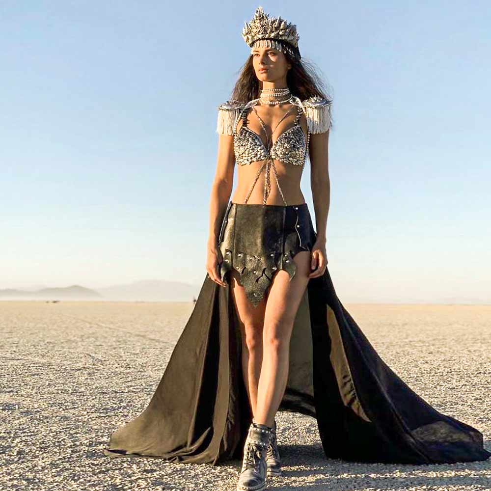 crown burning man idea