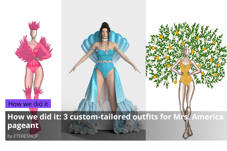 How we did it: 3 custom-tailored outfits for Mrs. America pageant