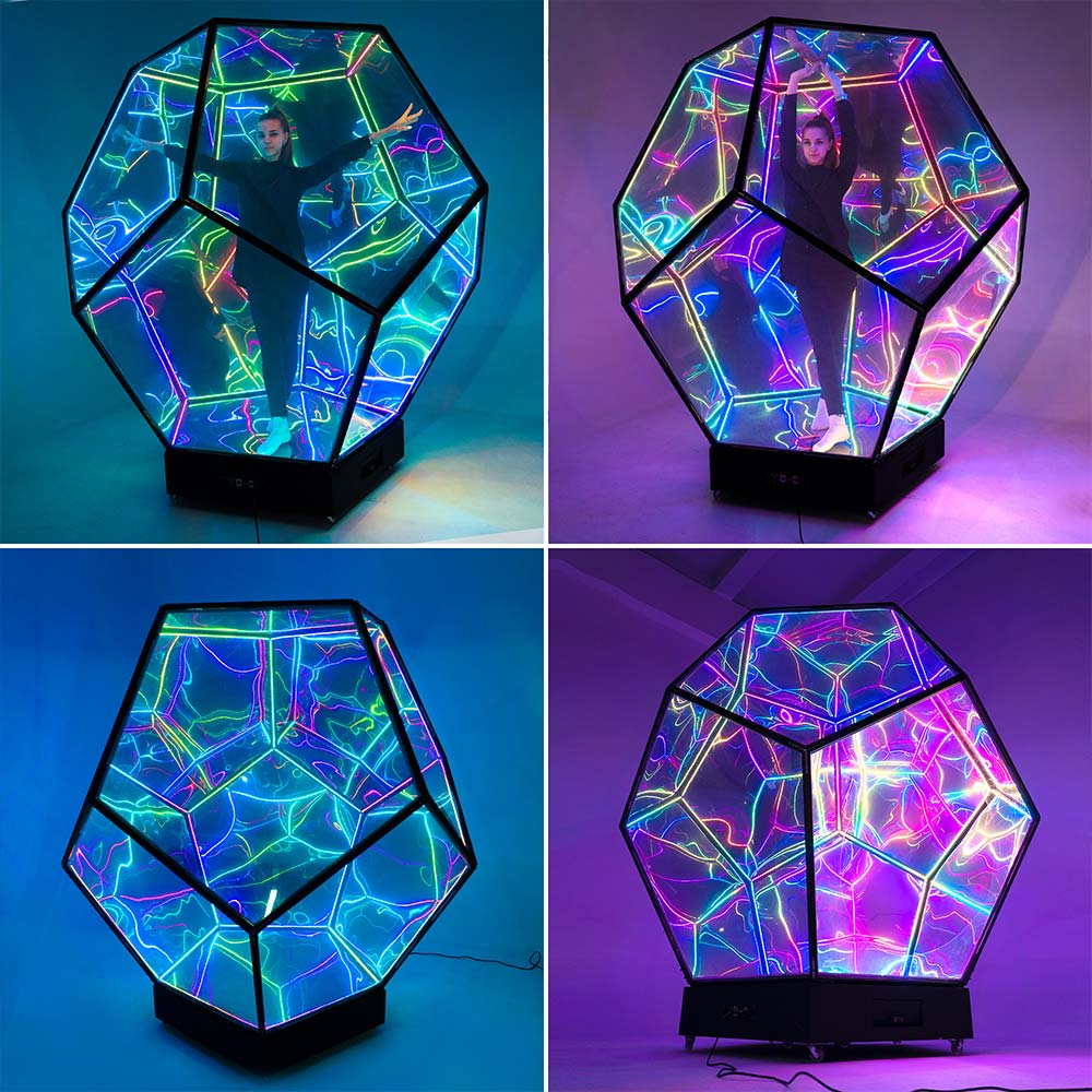 LED dodecahedron photozone