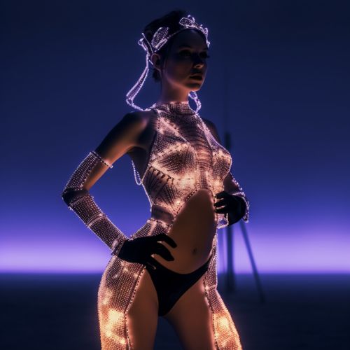 LED light-up festival wear