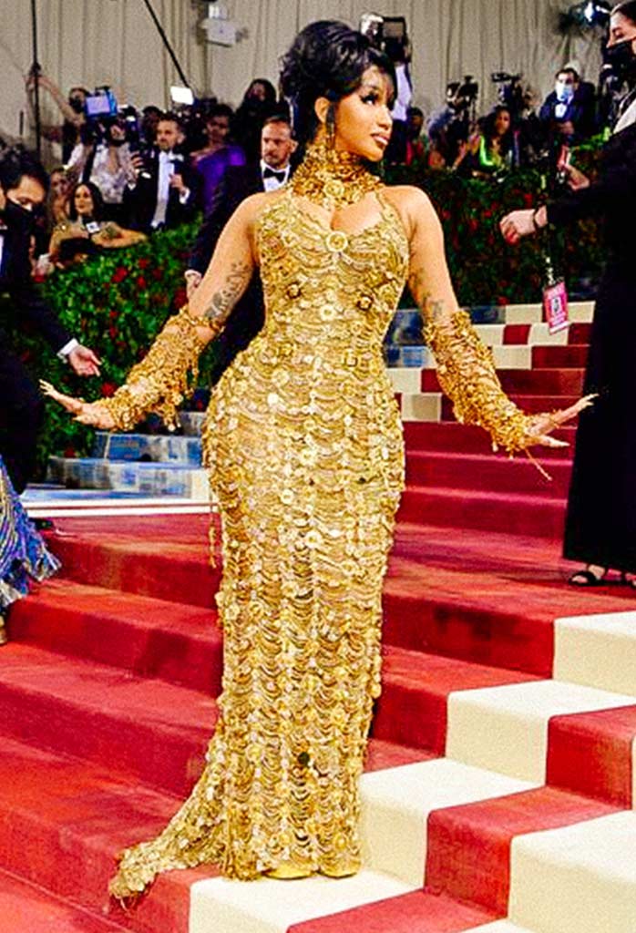 Cardi B in Atelier Versace