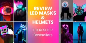 Led helmet in the shape of a huge eye, how we did it – by ETERESHOP