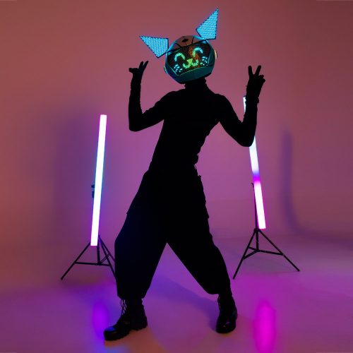 cosplay-costume-with-glowing-mask