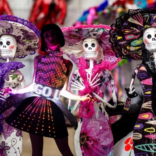 Day of the dead women's outfit
