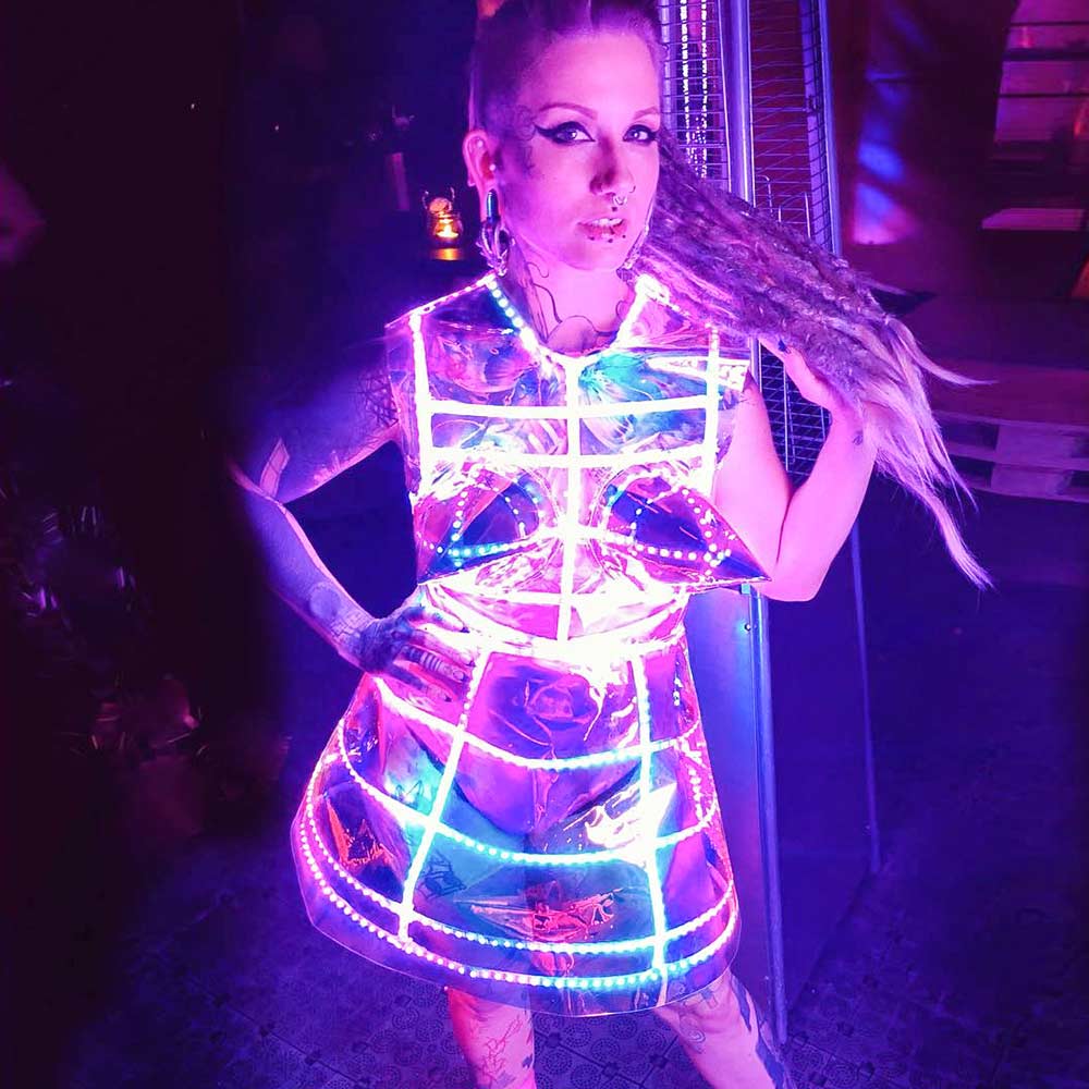 glow in the dark dress