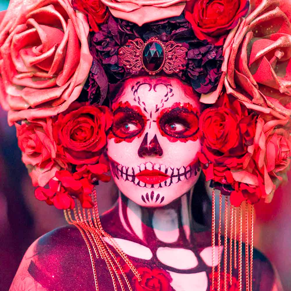 make-up for the Day of the Dead