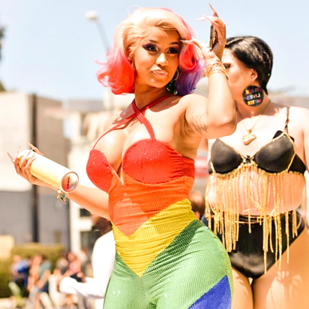 rainbow-cut-out corset