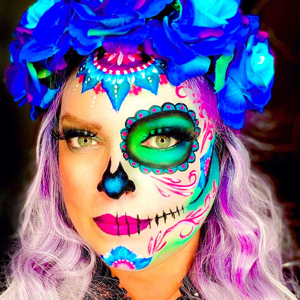 _sugar skull makeup