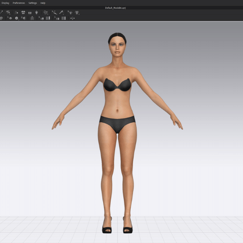 3d avatar models for creating an outfit