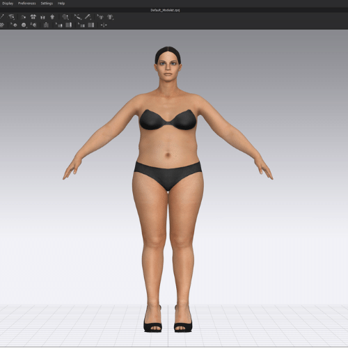 3d models of avatars for modeling a custom 3d costume
