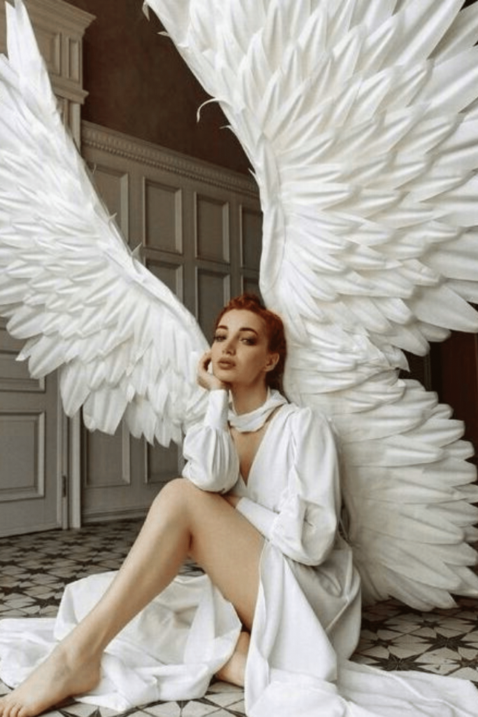 Angel’s costume wings idea