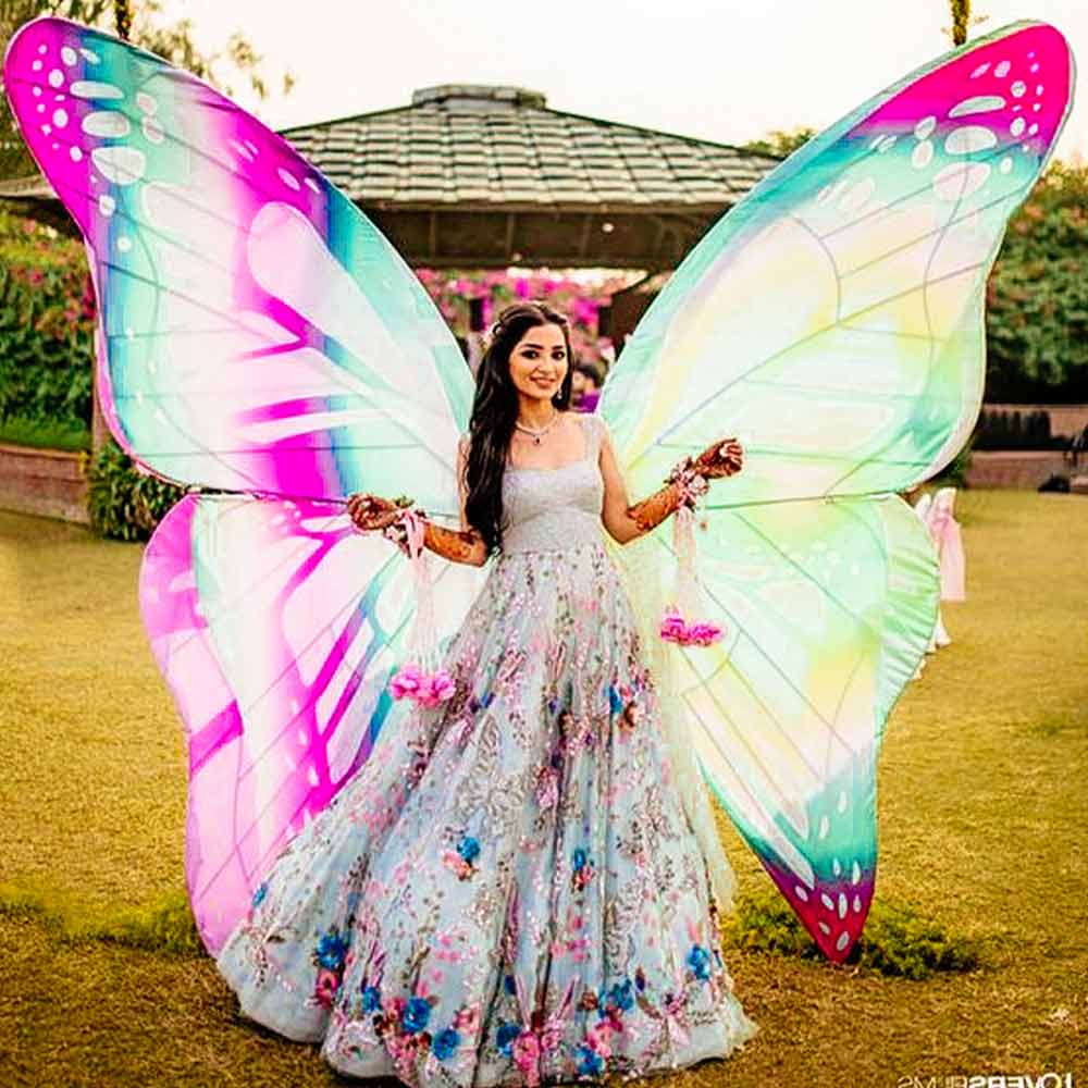 Butterfly wings installation idea