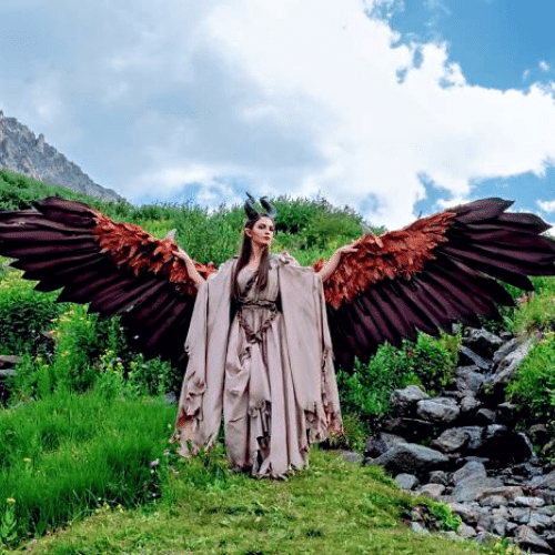 Custom Maleficent wings idea