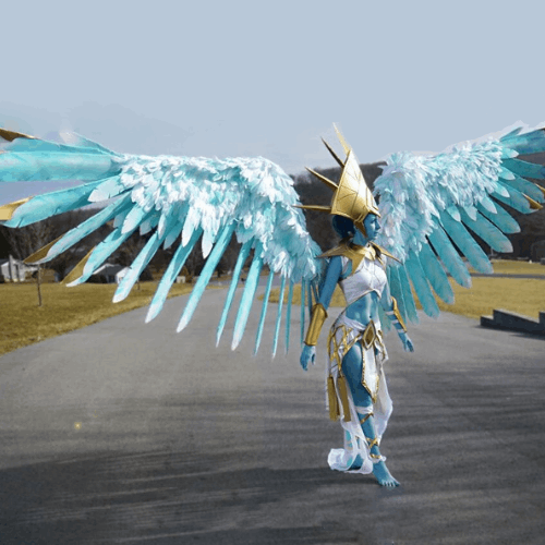 Custom blue wings idea