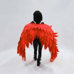 Red Angel Wings Costume for Halloween
