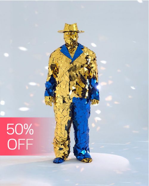 Mirror Suit: Ultimate mirror man costume (reflective outfit)