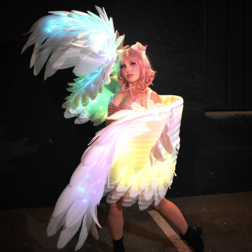 light up wings for an angel’s costume