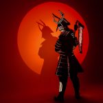 LED-cosplay-samurai costume