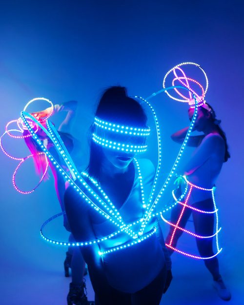 Smart LED light Up Umbrella and Corset _C49 - by ETERESHOP