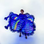 big Led Flower Dance Costume for Events