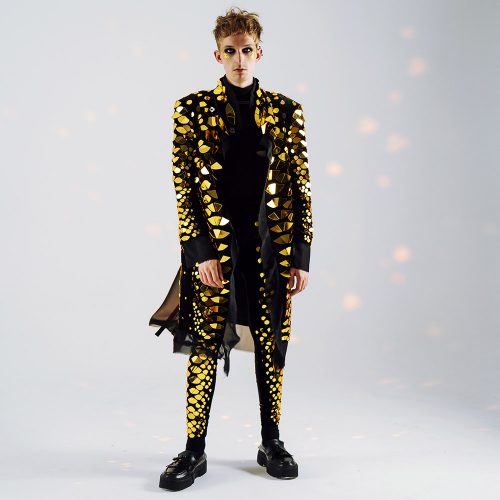 men_s-costume-with-a-long-mirrored-jacket-and-disco-ball effect
