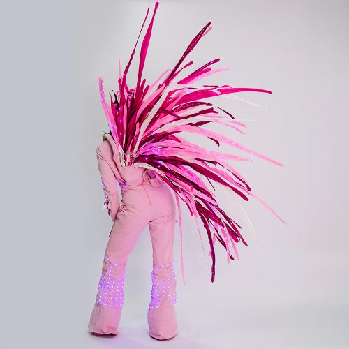 Adult LED Flamingo Stage Costume