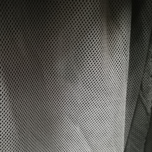 Black mesh fabric sample for covering LED elements