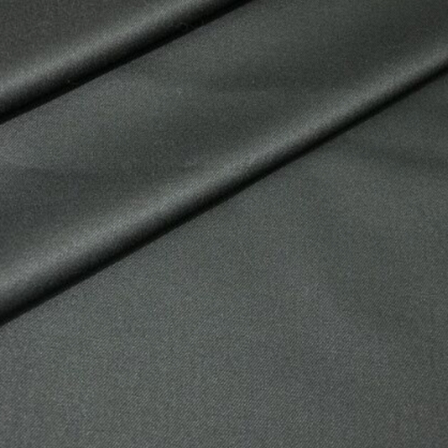 Black suiting fabric sample used for sewing Samurai pants and a jacket