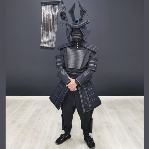 cosplay LED samurai suit