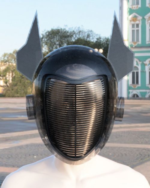 LED-helmet-with-horns-for-DJs-and-party-goers