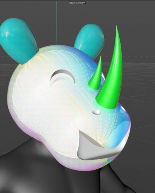 LED-programmable-rhino helmet
