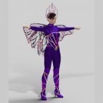 Led light up Butterfly Wings Costume with LED crown to Order