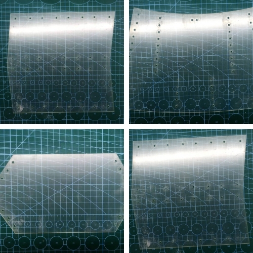 Transparent PET sheets for Samurai’s armor elements
