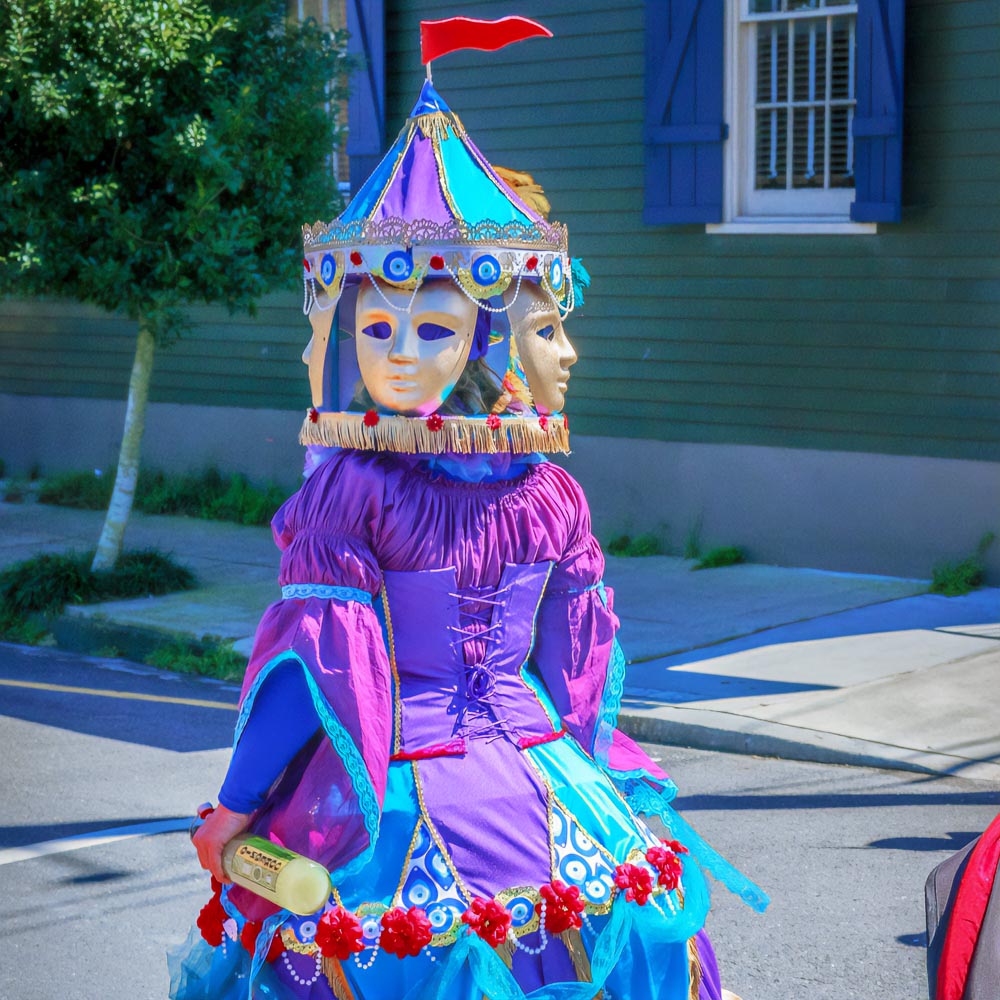 Women's costume for Mardi Gras