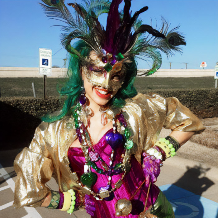 costume for Mardi Gras festival