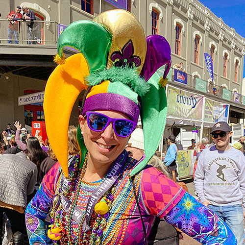 INSANE MARDI GRAS Flapper Party Dude Costume, THE CRAZIEST Mardi