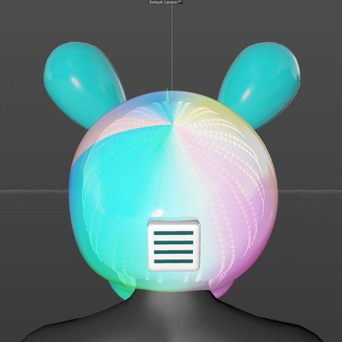 programmable-rhino-helmet-glows-in-the-dark-view-from-the-back of the head