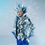 silver-blue-mirror-man-suit-for-christmas-performances