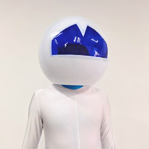 Cosplay custom made LED helmet