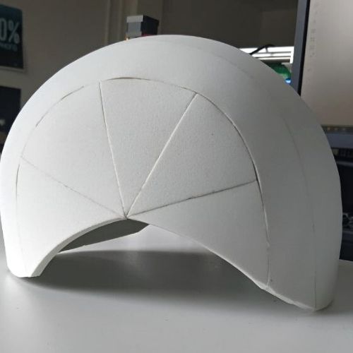 Inner hat from white EVA material